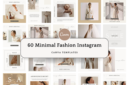 Minimalist Instagram Canva Templates