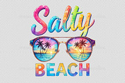 Salty Beach Love Summer PNG, an Illustration by Sublimation Artist (Thumbnail 2 of 5)