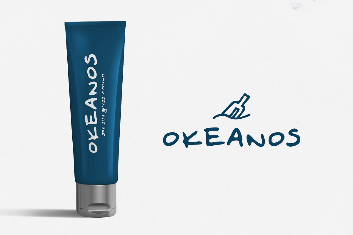 Greek Font Okeanos Handwritten preview 8