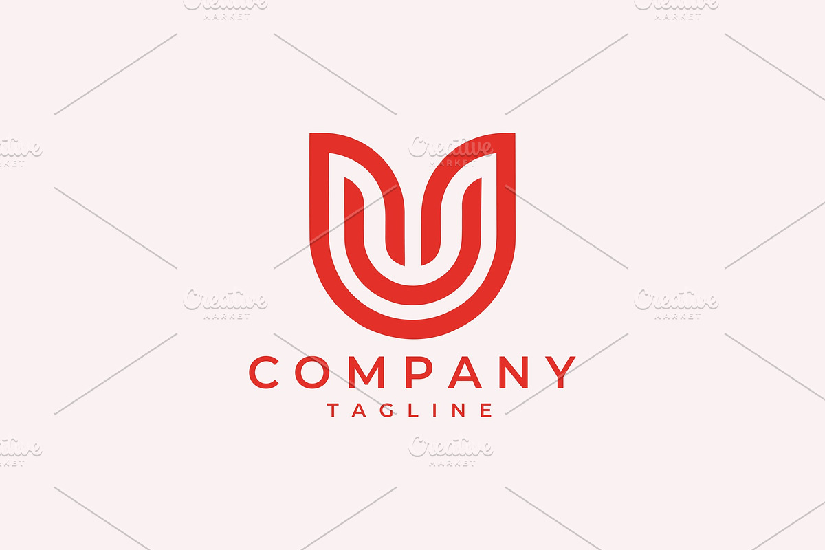 Abstract Letter U Monogram Logo, a Branding & Logo Template by Vectorium Studio (Photo 2 of 2)