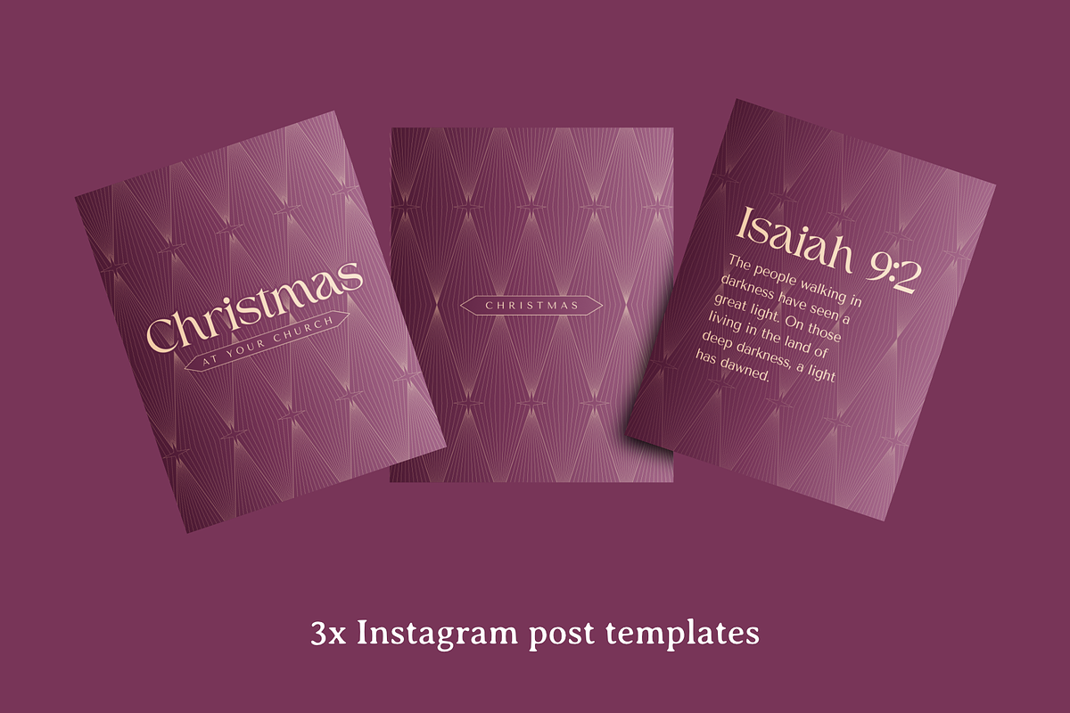 Diamonds Christmas Canva Template, a Presentation Template by Greater Worth (Photo 6 of 6)
