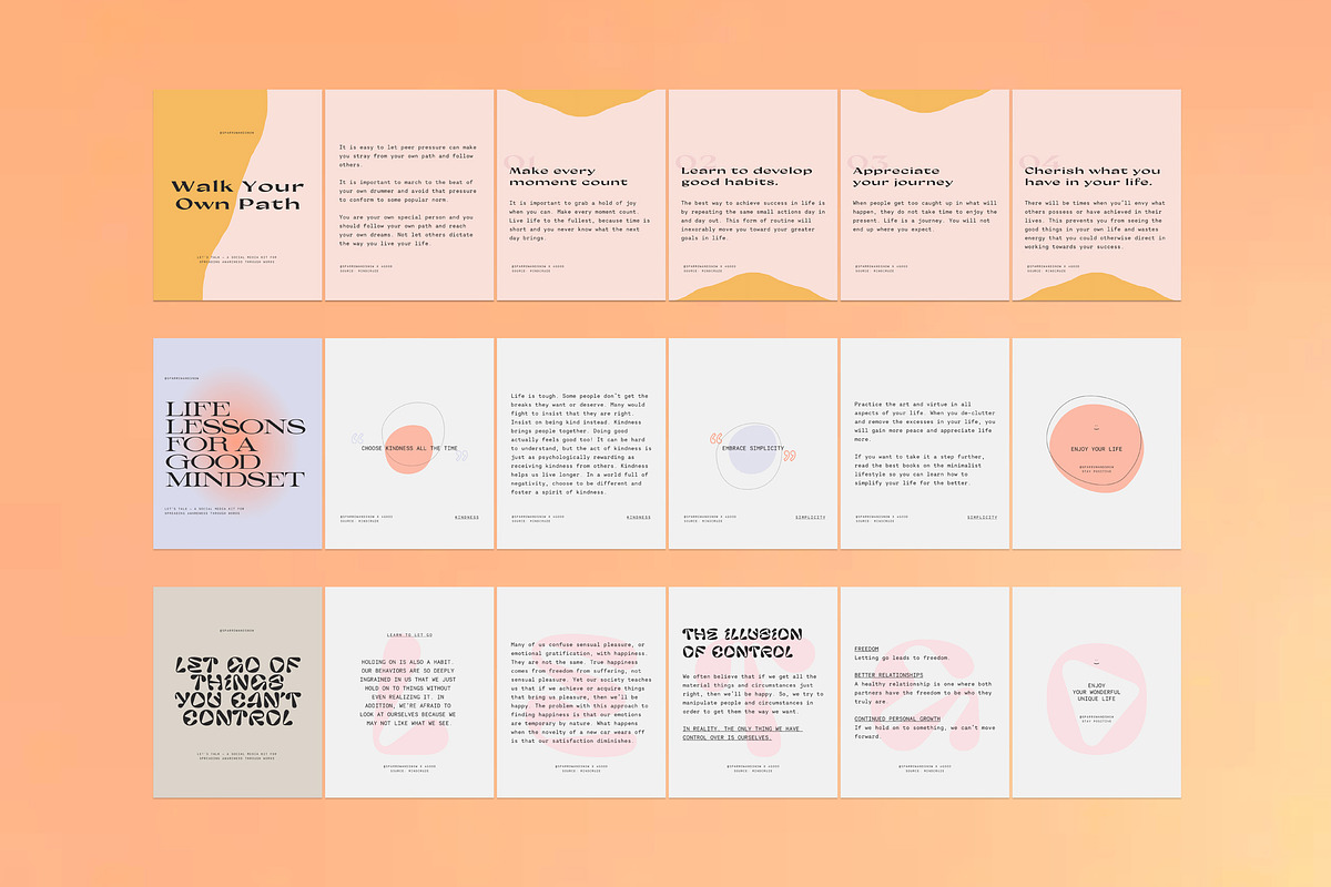 Let's Talk Carousel and Quotes, a Social Media Template by Sparrow & Snow (Photo 5 of 27)