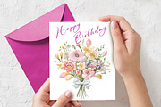 Embroidery Spring Flower Bouquet PNG, an Object Graphic by V Design Creator (Thumbnail 7 of 8)