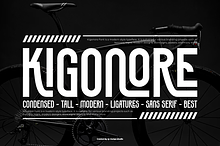 Kigonore - Tall Ligatures Font