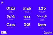 Klik Sans Serif Super Family, a Sans Serif Font by Fenotype (Thumbnail 5 of 11)