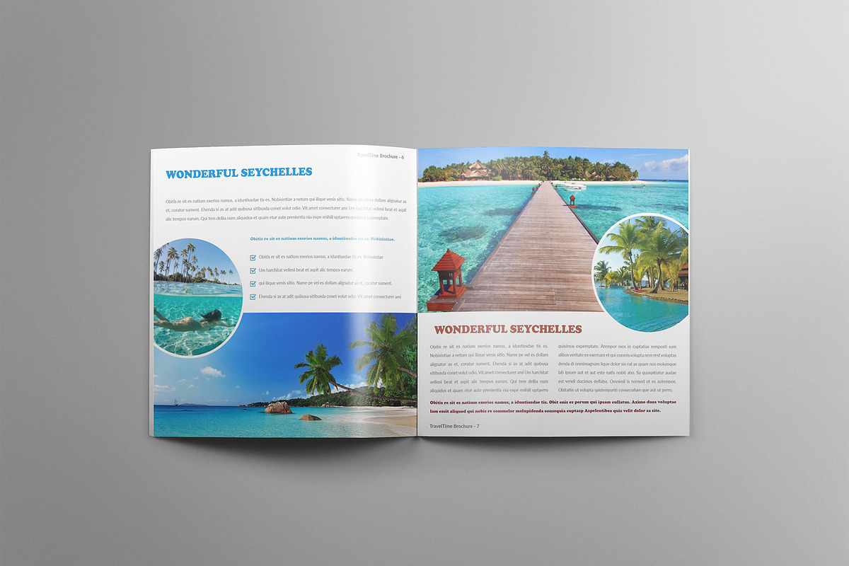 Travel Time Brochure | A4 - Square, a Brochure Template by Carlos Fernando (Photo 12 of 14)
