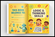 Genius Kids STEM Activity Book, a Stationery Template by Designmela01 (Thumbnail 3 of 7)
