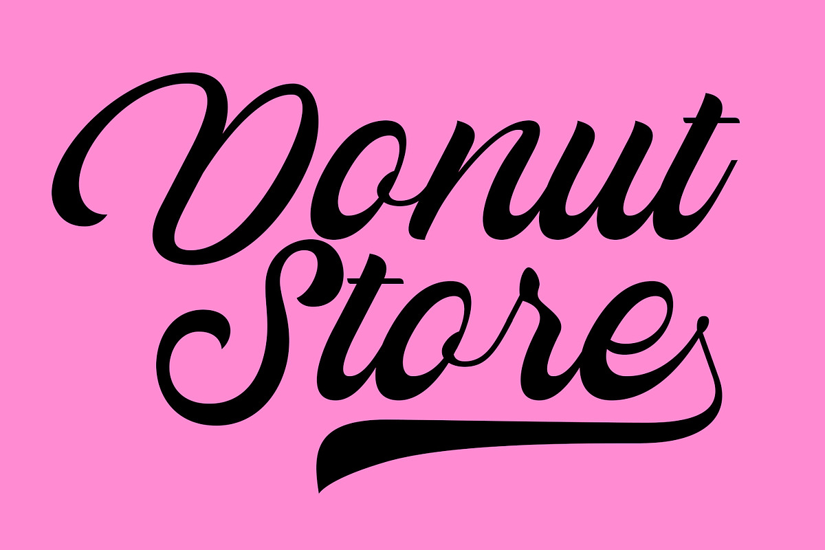 Gradine Script Font preview 8