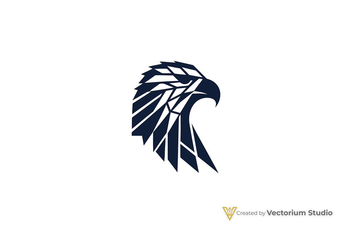 Geometric Eagle Head Logo, a Branding & Logo Template by Vectorium Studio (Photo 4 of 5)