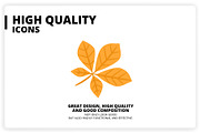 36 Autumn Elements + 12 Patterns, a Graphic by monkik (Thumbnail 12 of 12)