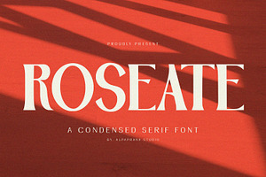 Roseate - Serif Font