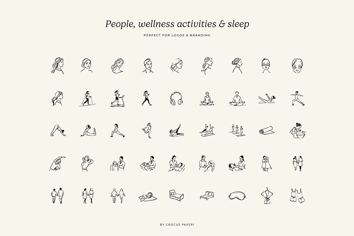 SKINCARE & WELLNESS illustrations, a Healthcare Illustration by Crocus Paperi (Photo 3 of 4)