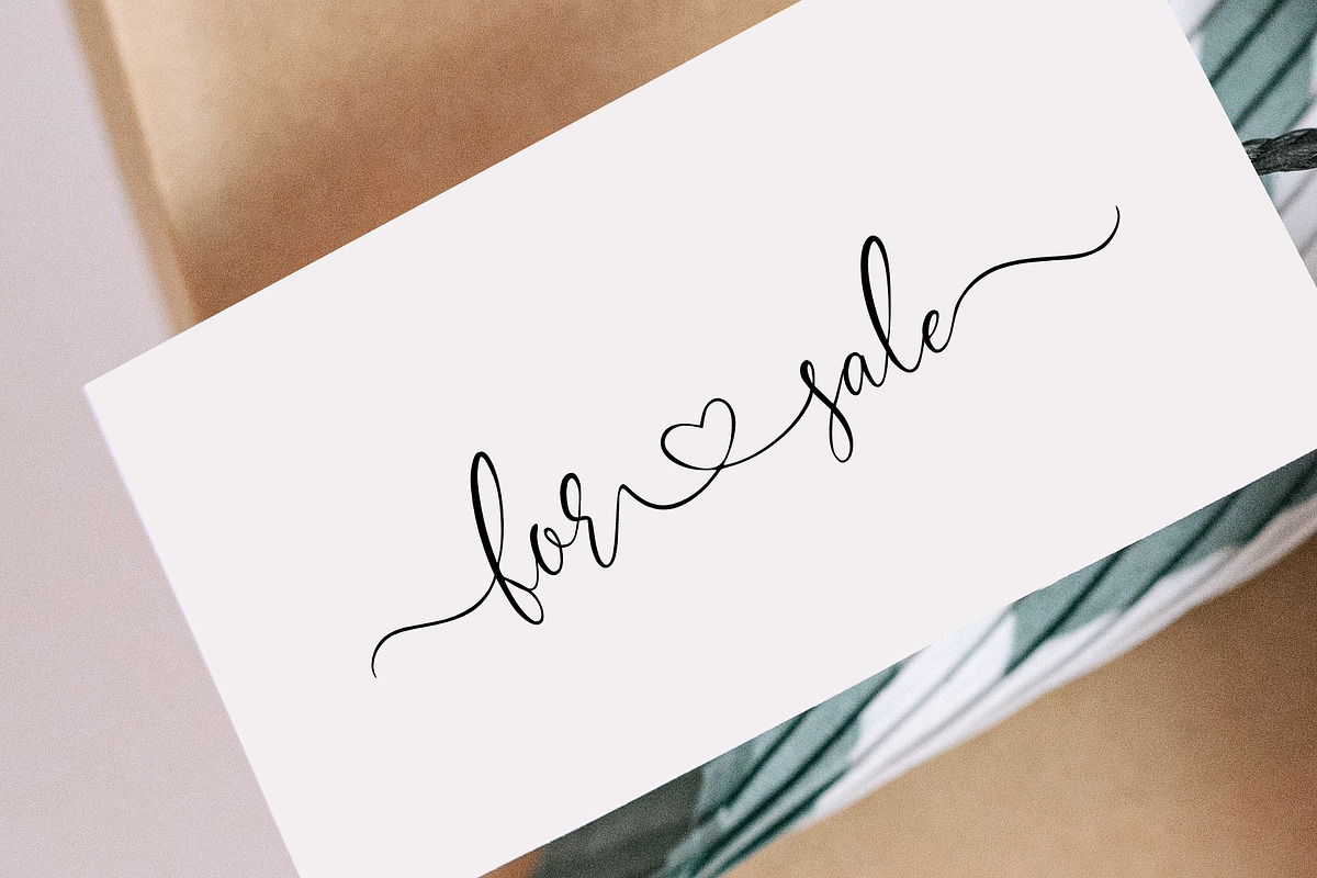 Soul And Mate Lovely Font, a Script Font by Rasgood (Photo 3 of 6)