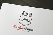 Barber Shop Logo, a Branding & Logo Template by rotree_man (Thumbnail 1 of 4)