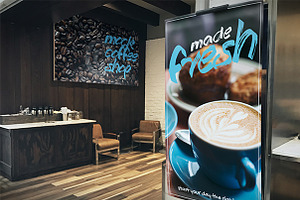 3 Coffee Shop Scene Mockups