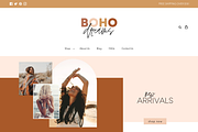 Easy Shopify Theme I Boho Love, a Shopify Template by Easy Website Themes (Thumbnail 1 of 11)