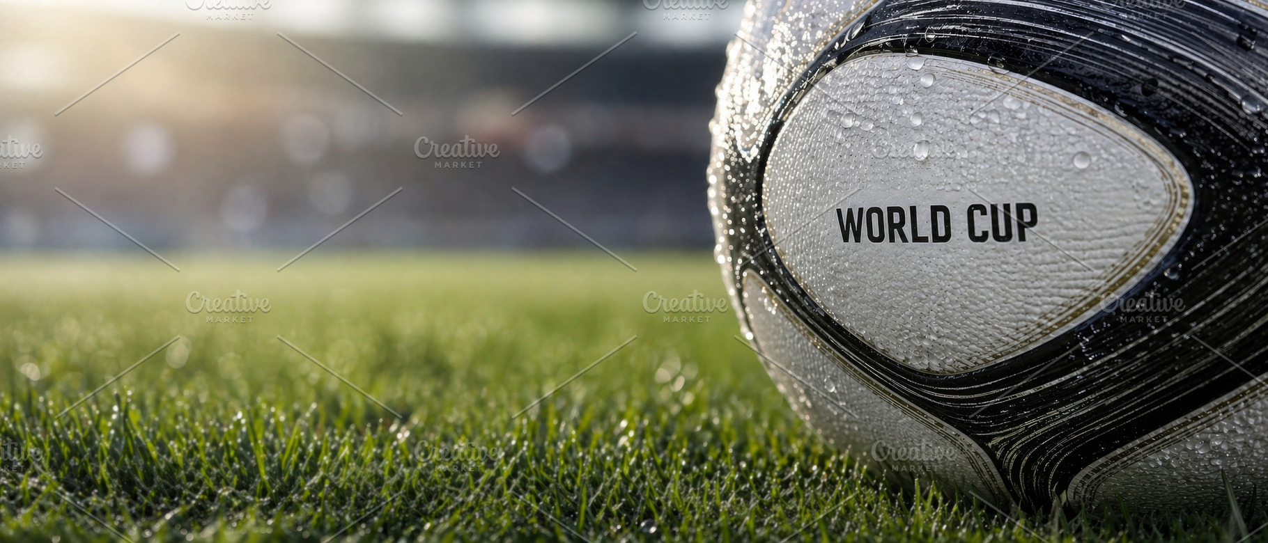 Football soccer championship ball on, a Photo by Dvoevnore photos