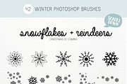 Winter Wonderland photoshop brushes, a Brush Add-On by Studio-Charlie (Thumbnail 2 of 4)