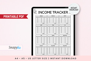 Printable Expense Tracker