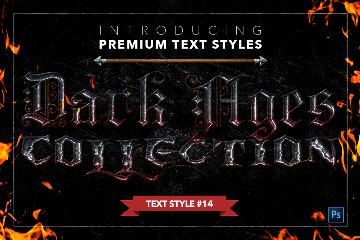 Dark Ages #2 - Text Styles, a Layer Style Add-On by Jonas Stensgaard (Photo 15 of 28)