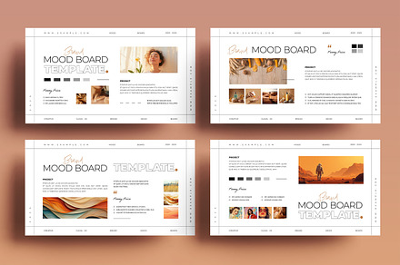 Moodboard Layout Template, an UI Kit Template by MightyDesign