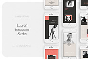 LAUREN Instagram Stories, a Social Media Template by Aprilea (Thumbnail 1 of 7)