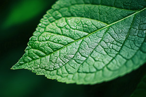 Spring green leaf texture, a Nature Photo by MistyDay