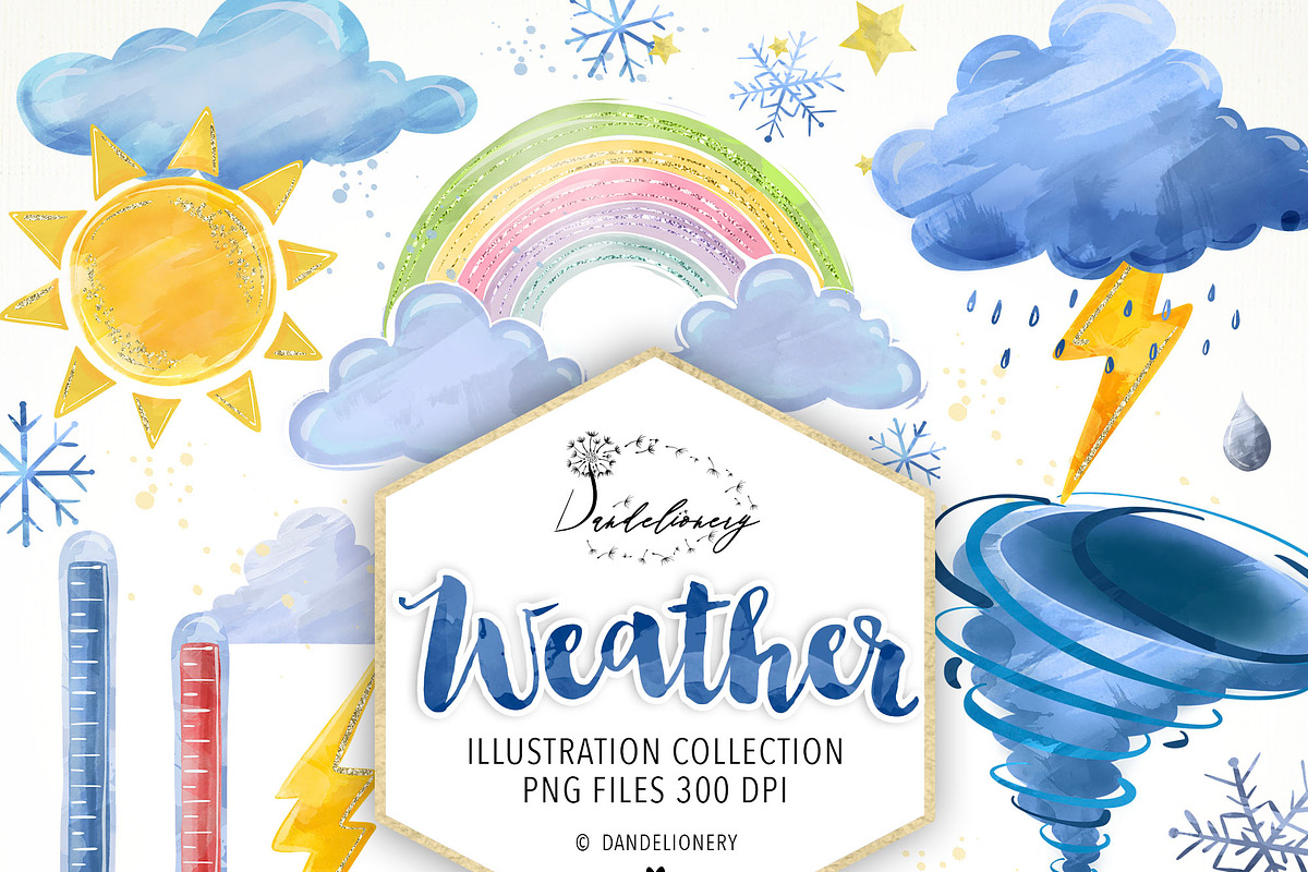 Weather design, an Education Illustration by designloverstudio