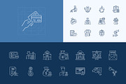 Animated Money and Taxation Icon Set, an Outline Icon by Prosymbols (Thumbnail 3 of 4)