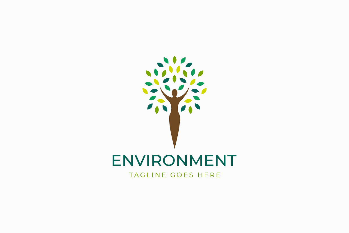 Human Tree Symbol Logo Environment, a Branding & Logo Template by Signatoro (Photo 1 of 2)