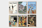 New Yorker Magazine Cover Poster 6, an Object Graphic by HaithamSimas (Thumbnail 1 of 2)