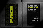Dark Turbo - Bold Italic Racing Font, a Sans Serif Font by Typia Nesia (Thumbnail 9 of 12)