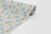 Cloud Seamless Pattern, a Pattern Graphic by Digital Studio (Thumbnail 2 of 7)