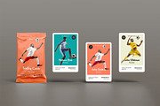 Trading Cards Mock-up, an Advertising Mockup by zippypixelstudio (Thumbnail 7 of 14)