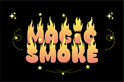Dragon Fire - Bold Flame Font, a Sans Serif Font by KiddoGlyphs Studio (Thumbnail 4 of 5)