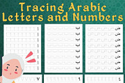 Arabic Numbers and Letter Tracing, an Education Illustration by Sourcedigi (Thumbnail 1 of 4)