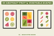 Abstract Fruit & Vegetable Shapes, an Object Graphic by Brian Ritter Design (Thumbnail 3 of 5)