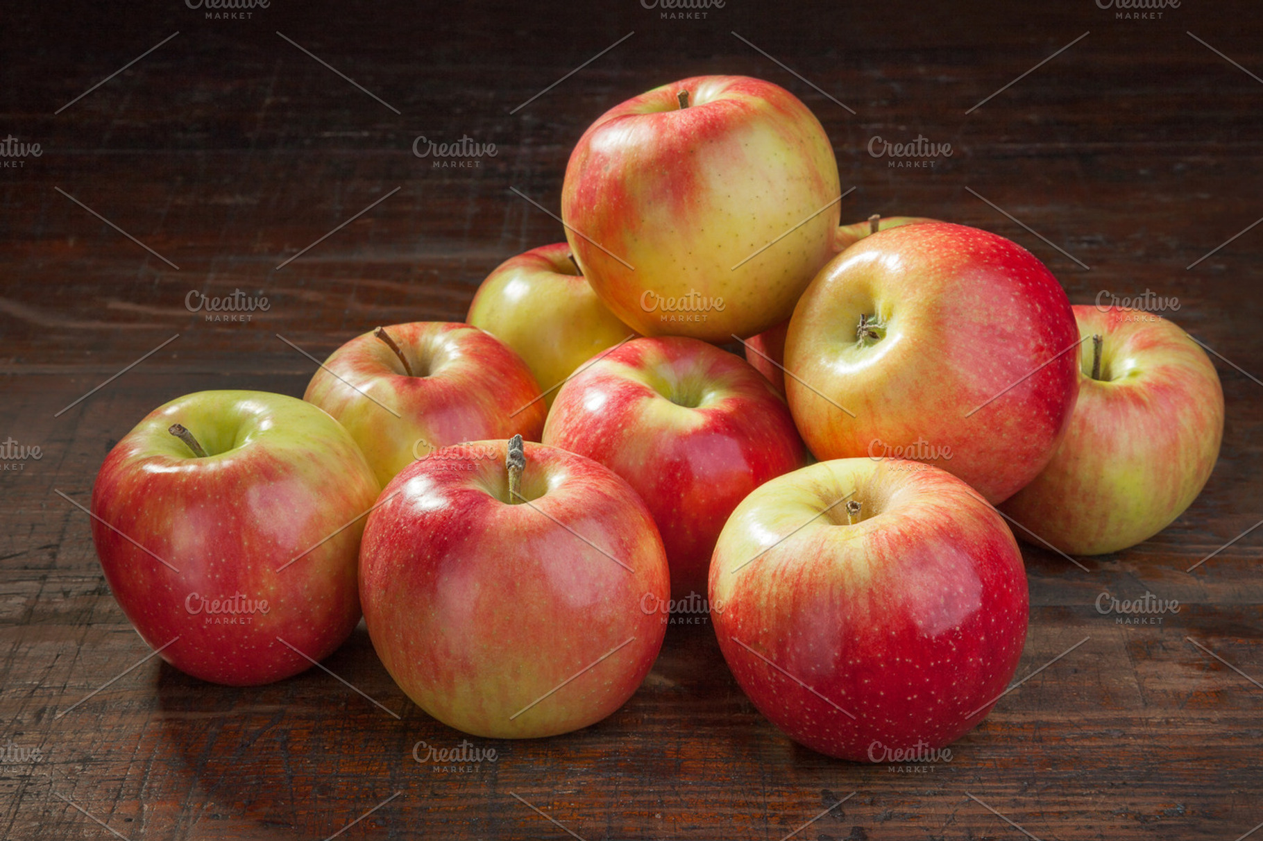 Red Juicy Apples On The Table Stock Photo Containing Apples And Autumn