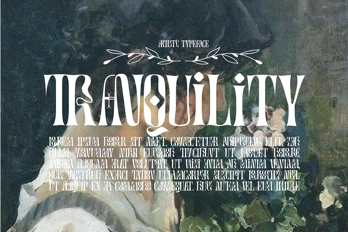 Artistic Condensed Font, a Serif Font by 177Studio (Photo 5 of 8)