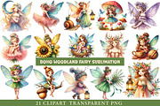 Boho Woodland Fairy Sublimation PNG, an Illustration by cherrydesign (Thumbnail 1 of 4)