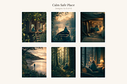 Calm Safe Place, Set of 10, a Decorative Illustration by LanternkinStudio (Thumbnail 6 of 11)