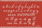 Miss Winter A Cozy Pixel Script Font, a Font by AnMark (Thumbnail 10 of 11)
