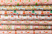 Pink Christmas dogs & bows, a Pattern Graphic by Tani Kuzminka (Thumbnail 2 of 15)