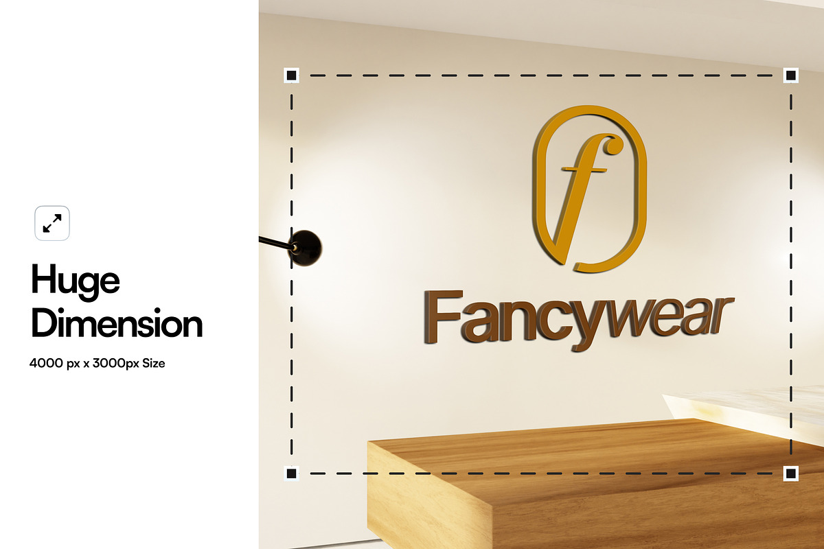Office Wall Mockup, a Product Mockup by SLAB! Design (Photo 2 of 4)