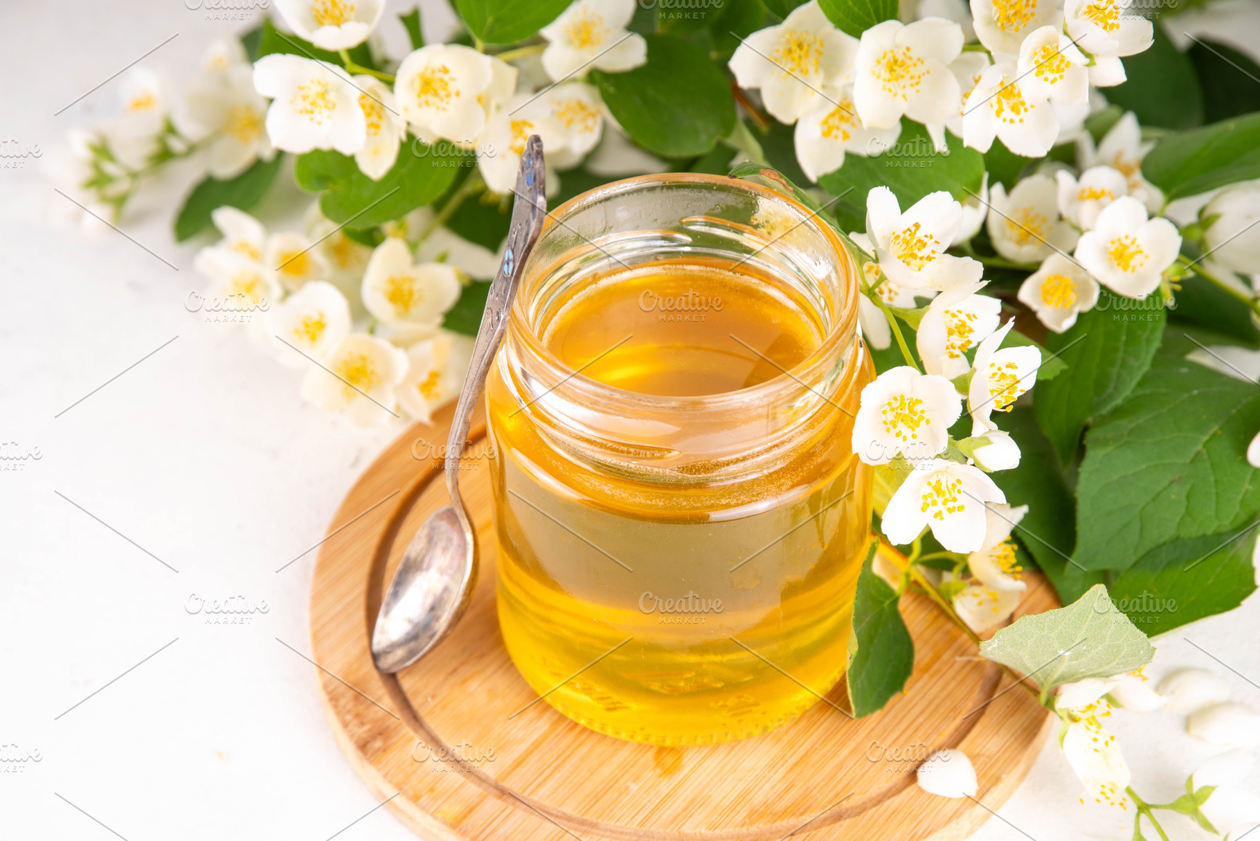 Homemade jasmine flower jam, a Food & Drink Photo by Rimma
