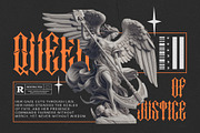 Crucifer – Dark Gothic Blackletter F, a Blackletter Font by Letterara (Thumbnail 2 of 15)