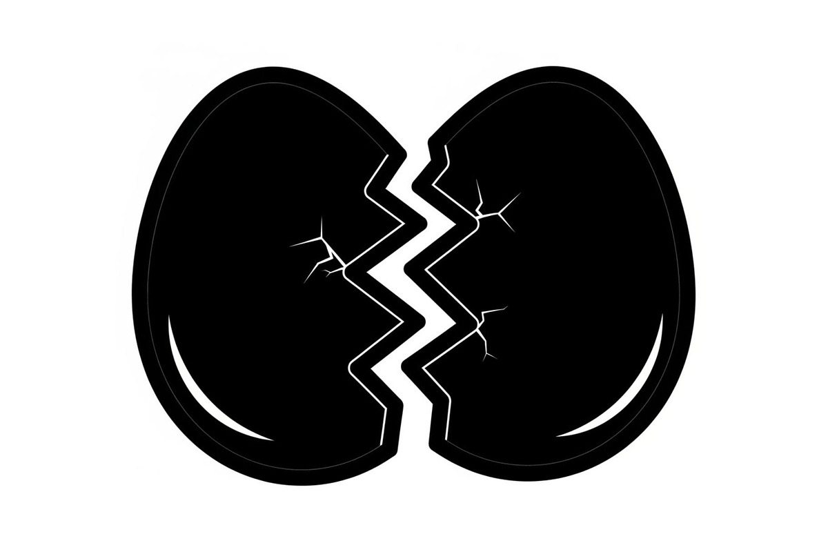 50 Cracked Egg Shell Silhouette, an Illustration by musafir_fashion (Photo 16 of 55)