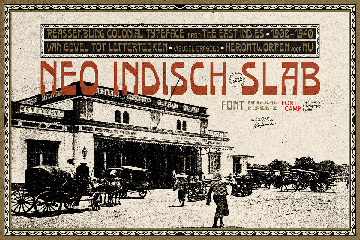 Neo Indisch Slab Font, a Slab Serif Font by Fontcamp Type Foundry (Photo 7 of 7)