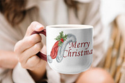 Watercolor Santa Hat Clipart, a Seasonal Illustration by BarvArt (Thumbnail 2 of 4)