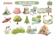 Adventure Camping Clipart Bundle, a Person Illustration by TatiMockup (Thumbnail 7 of 8)